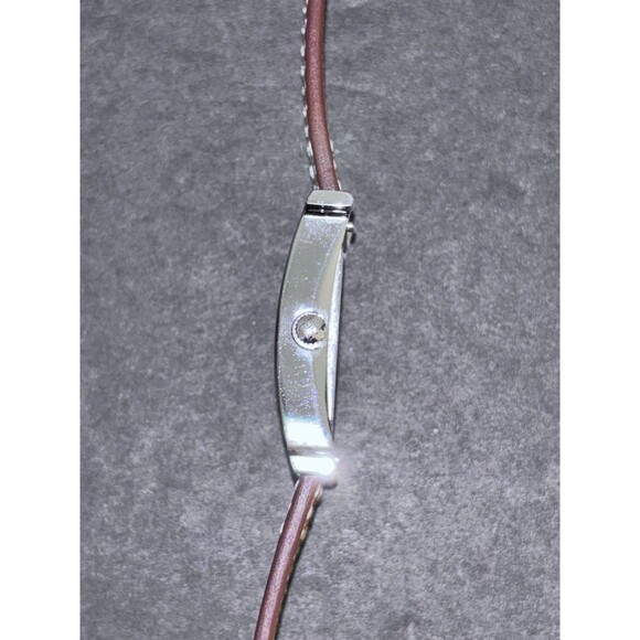Hermes 21mm Stainless Steel And Natural Barenia Leather Here H PM Quartz Watch main image 5